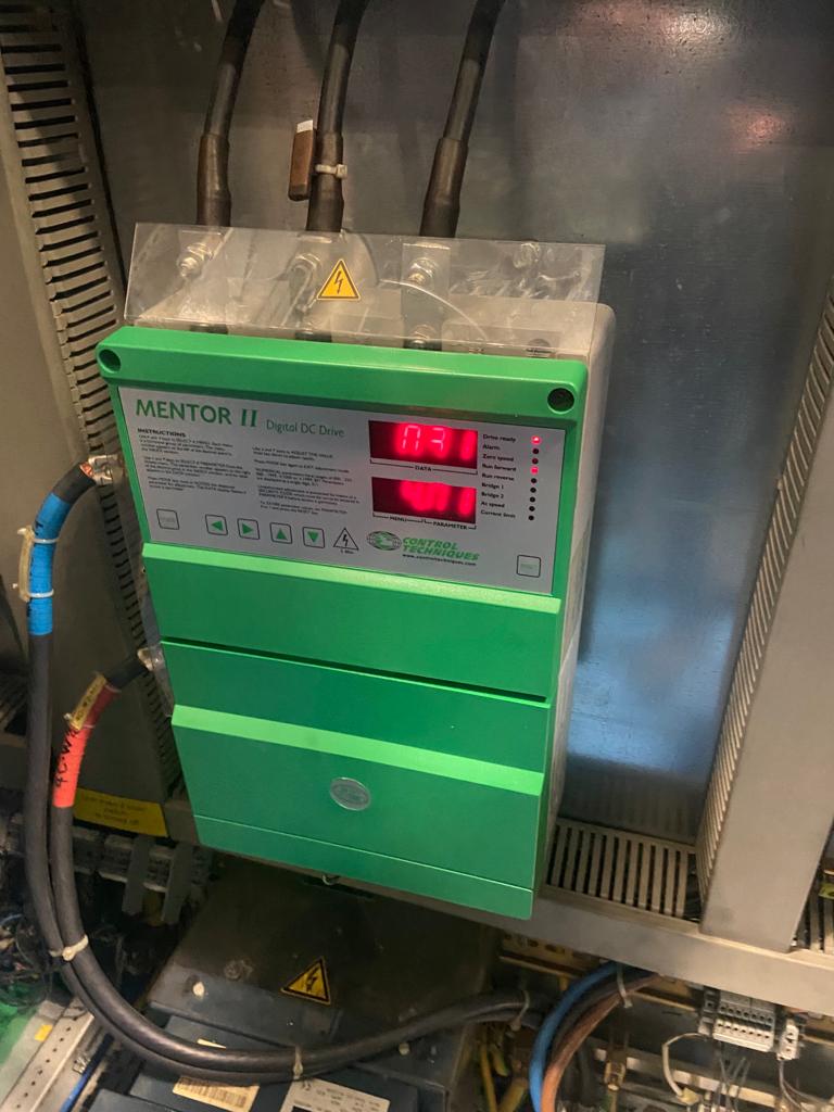 Mentor 2 DC Drive repaired and re-installed